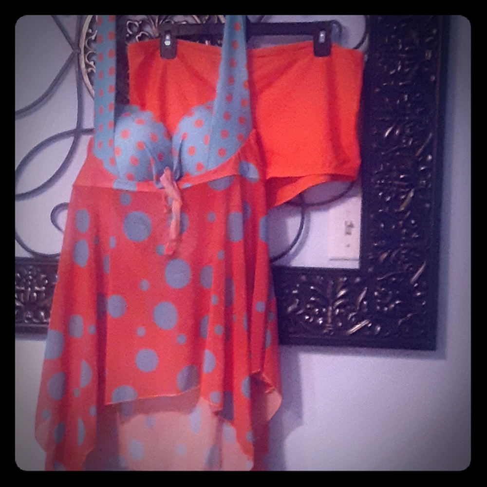 NWOT Orange&Teel Boutique Bathing Suit
